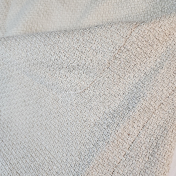 Vivienne Tam Beige Wool Textured A-Line Mini Skirt with Button Pockets Size 8 - Picture 10 of 12